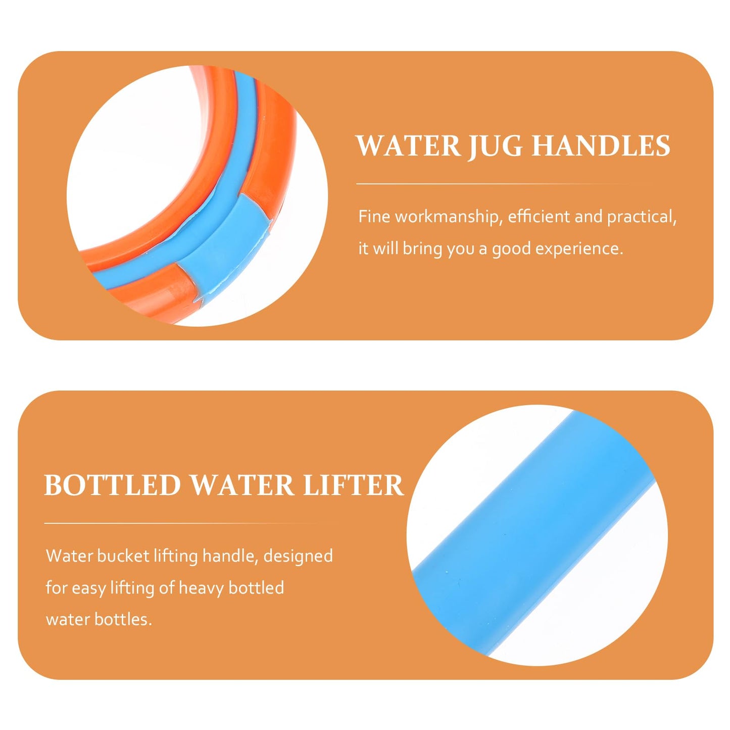 ULTECHNOVO Water Bottle Handle Ergonomic Bottled Water Lifter with Comfortable Grip for Easy Carrying Heavy Jugs 6.69X5.51X3.93 Inch Compact Outdoor Sports Accessory