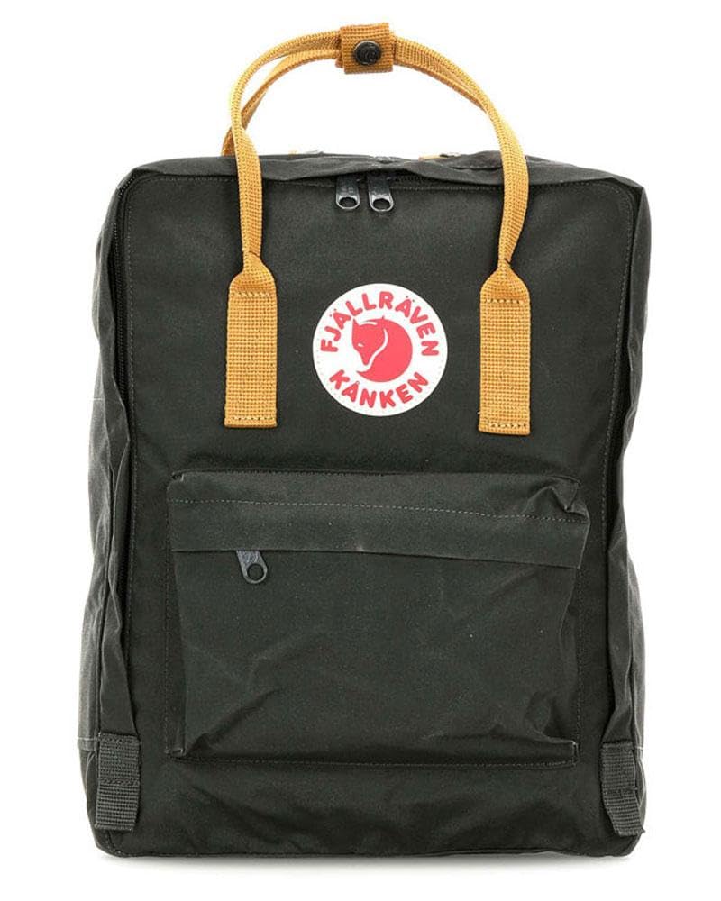 Fjällräven Kanken Backpack - Durable Vinylon Fabric, Water-Resistant, Classic Design - School, Travel, Sunstone Orange