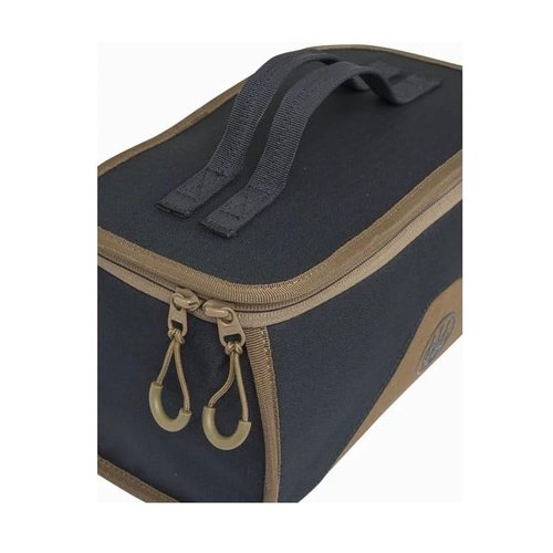 Beretta Gamekeeper EVO Durable Lightweight Functional Outdoor Hunting Shooting Tactical Zippered Cartridge Bag 100 | Capacity of 4 Boxes x 25 Cartridges, Ebony & Otter