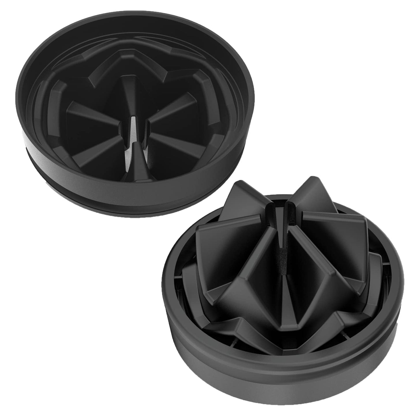 2 Pack Garbage Disposal Splash Guard 3 3/8 Inch, Sink Baffle for InSinkErator Evolution & Most 3-Bolt Models, Upgraded Removable Quiet Collar with Noise Reducing Petal Design