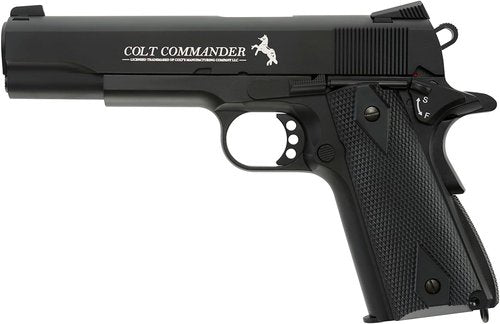 Colt Commander .177 BB Gun Air Pistol - Metal Frame Design for Realistic Shooting Experience