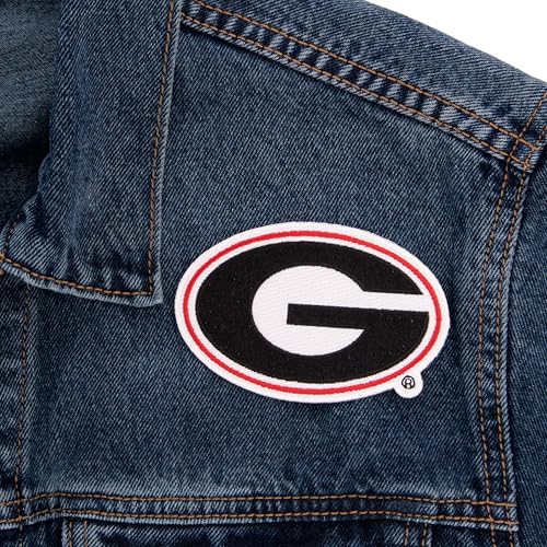 Georgia Bulldogs Iron-On Embroidered Patch - Official College Sports Fan Accessory