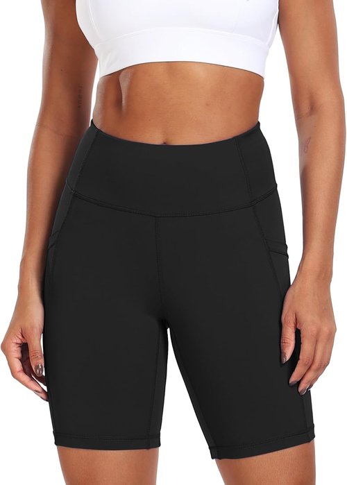 CADMUS High Waist Yoga Shorts - Naked Feeling Workout Biker Shorts for Women | 3'' to 8'' Sizes