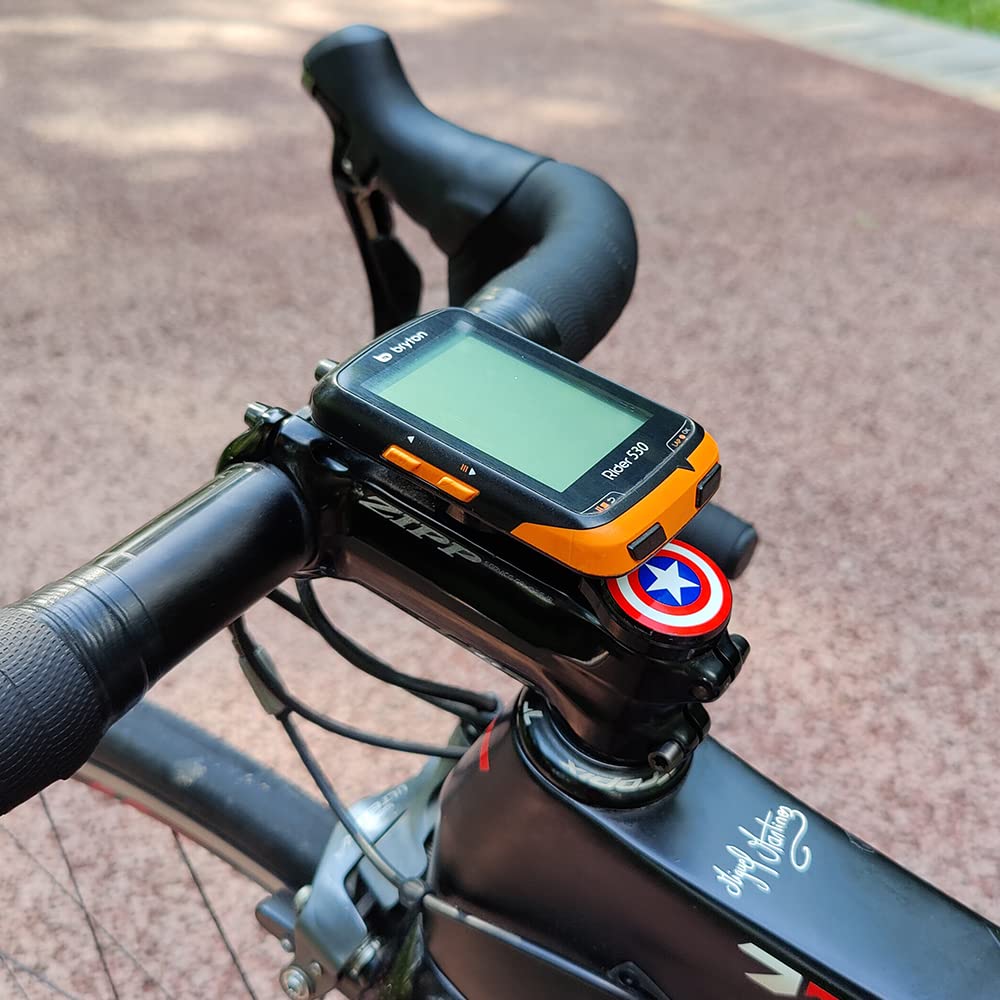 Cestbon Out Front Road Mountian Bike Stem Handlebar Adjustable Mount for Garmin Edge Wahoo Elemnt Bryton Rider Stages Dash Hammerhead Karoo(Red)