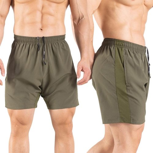 Gaglg Men's 5" Running Shorts - Quick-Dry Athletic Gym Shorts with Zipper Pockets | 2-Pack