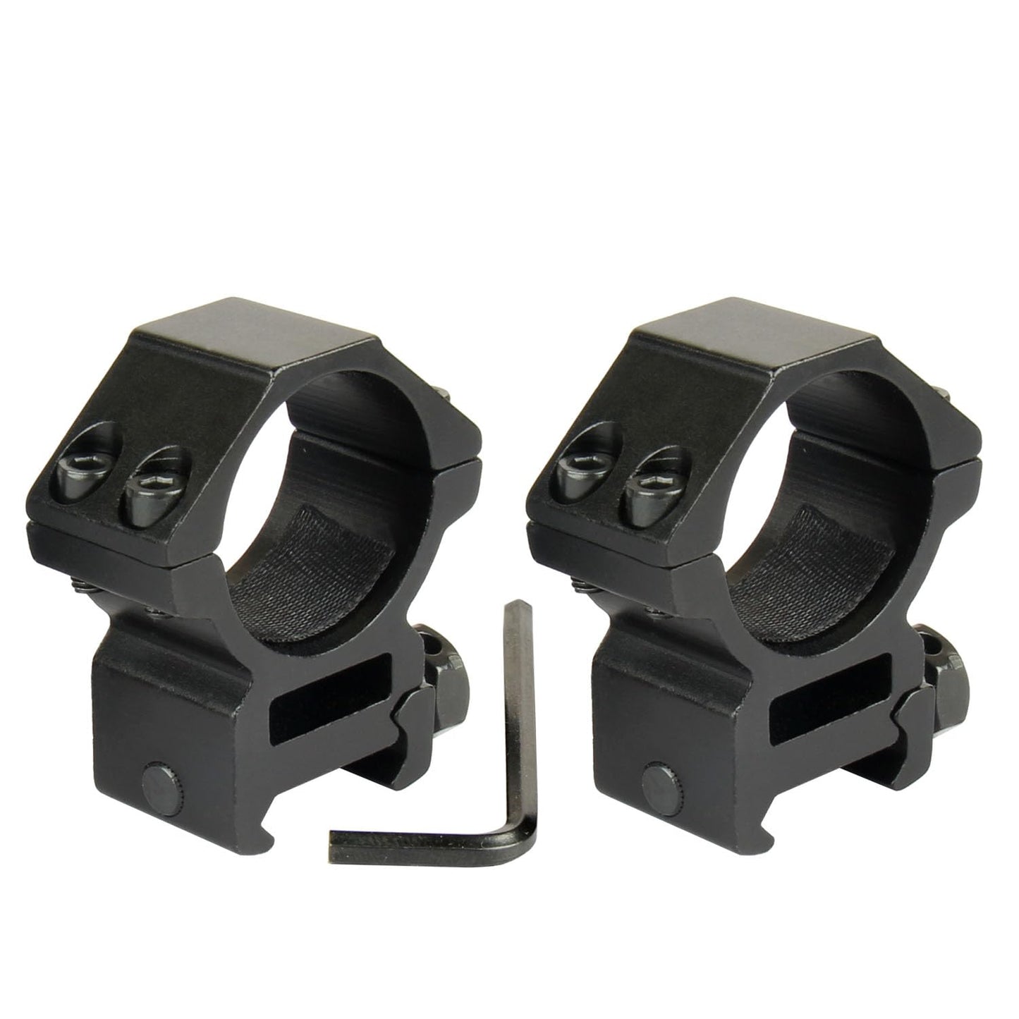 TACFUN Ruger 10/22 Rail Mount for Picatinny/Weaver + 30mm Scope Rings Set