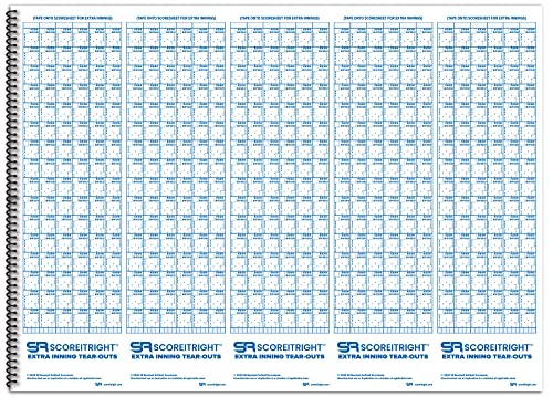 Baseball/Softball Scorebook - 16 Players, 30 Games, Pitch Count