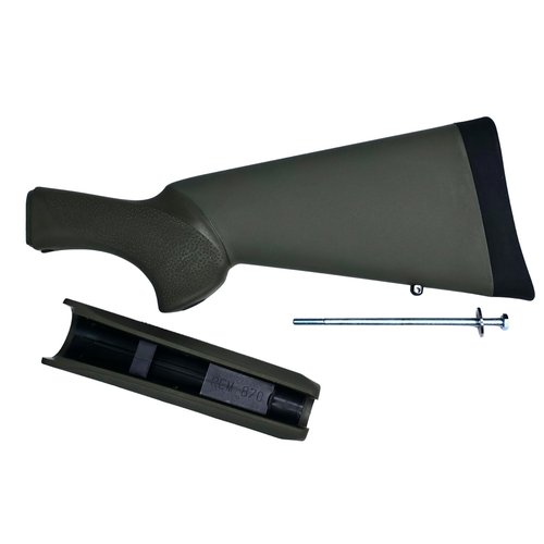 Hogue OverMolded Rubber Shotgun Stock and Forend for Remington 870 12 Gauge, OD Green - 08212