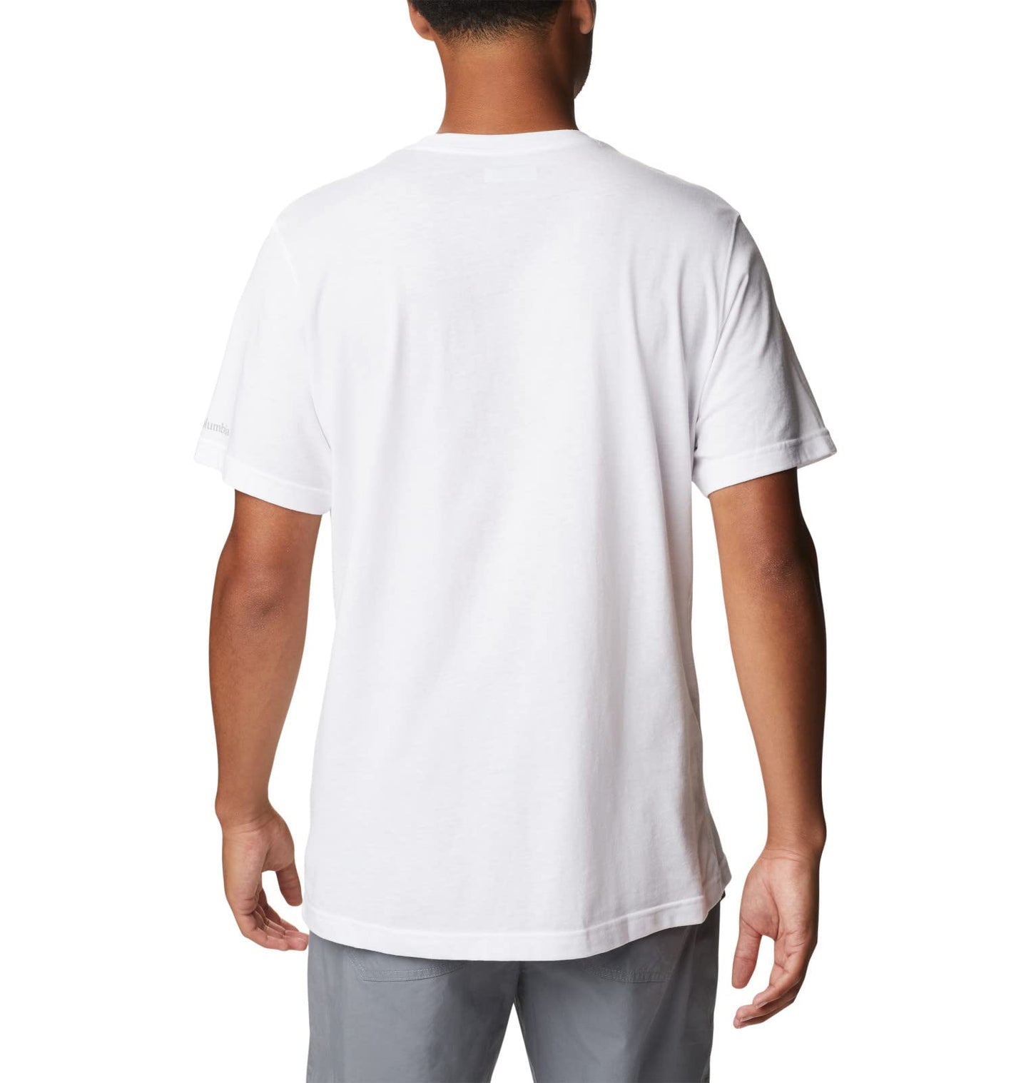 Columbia Men's Thistletown Hills Graphic Short Sleeve, White/Wanderland Graphic, 5X Big