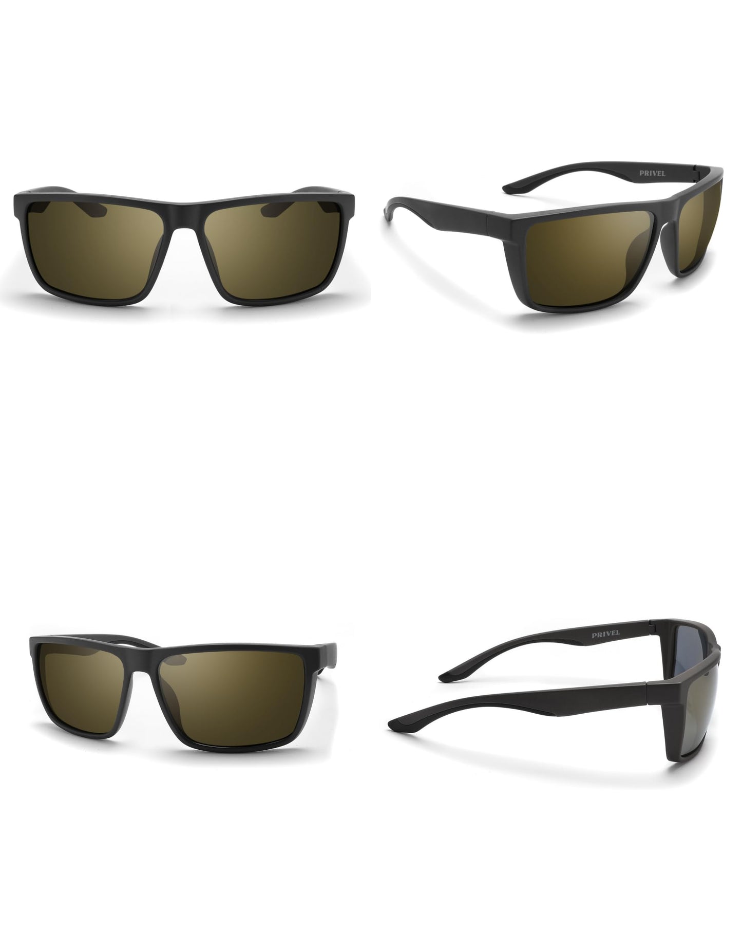 PRIVEL XXL Size Extra Large 159MM Sport Polarized Sunglasses for Big Wide Heads Men TR90 Outdoor Cycling Running Fishing (PMX006P-8)