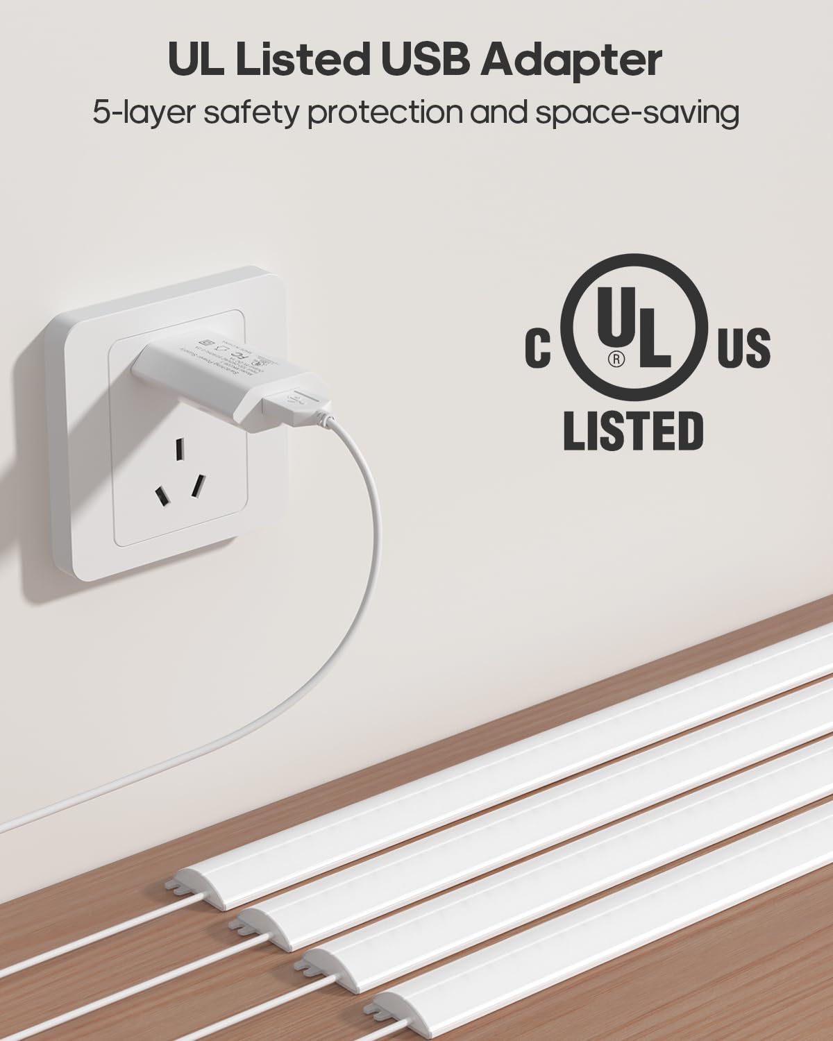 GOODEA Plug-in Under Cabinet Lights, 12inch Ultra Thin LED Dimmable Closet Lights with Memory Function, 3 Color Temperature Under Counter Lights for Kitchen, Cabinet, Workbench, Bookshelf, Desk