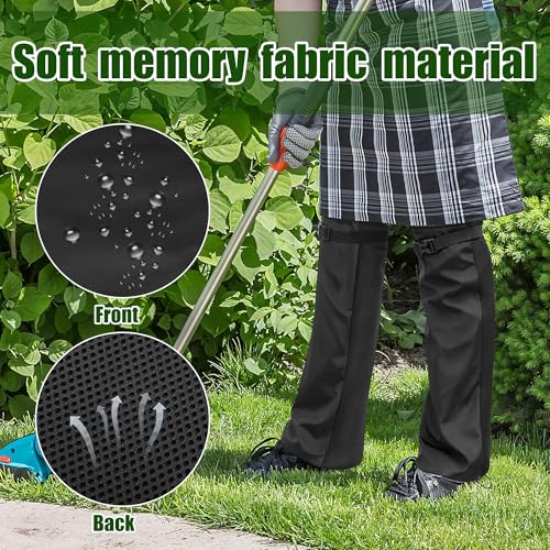 Breathable Lawn Care Leg Gaiters - 2 Pcs Adjustable Leg Guards
