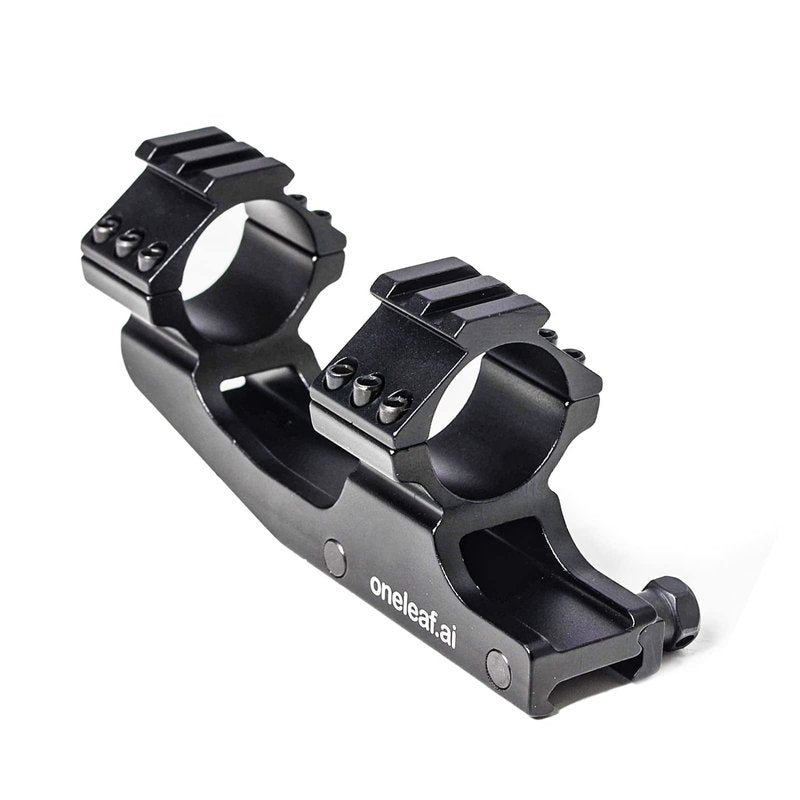 oneleaf.ai Tactical Fixed Cantilever Scope Mount, Dual Ring Scope Mount for Mounting Standard 30 mm/1 Inch Scopes-OLM3022