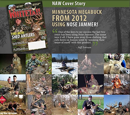 Nose Jammer Gear-N-Rear Hunting Wipes - 20 Scent-Free Field Wipes