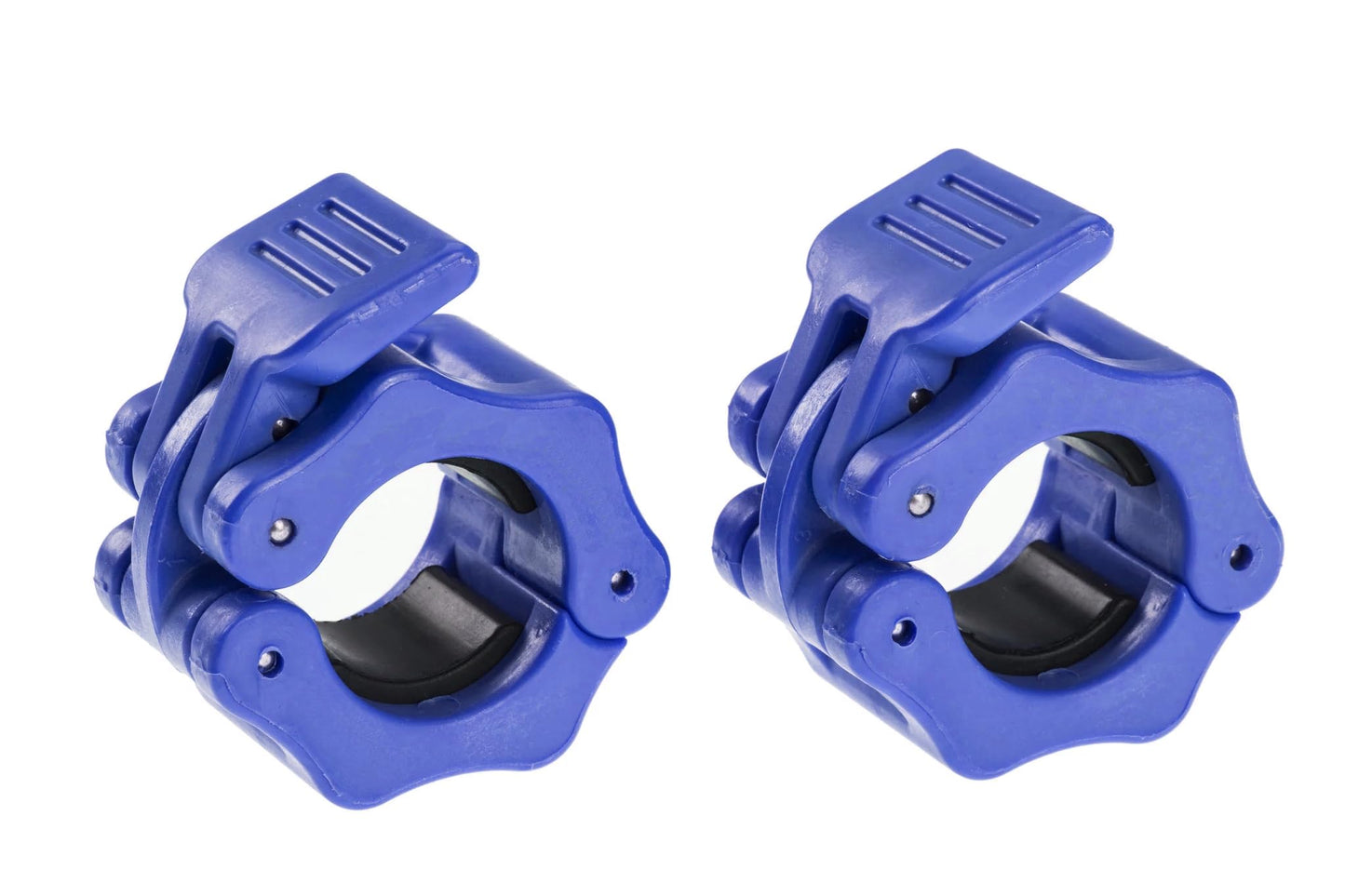 GW Tech Barbell Clamps 1 inch, Exercise Collars 1"(25mm) Quick Release Pair of Locking Collar Clips for Workout Weightlifting Fitness Training (Blue)