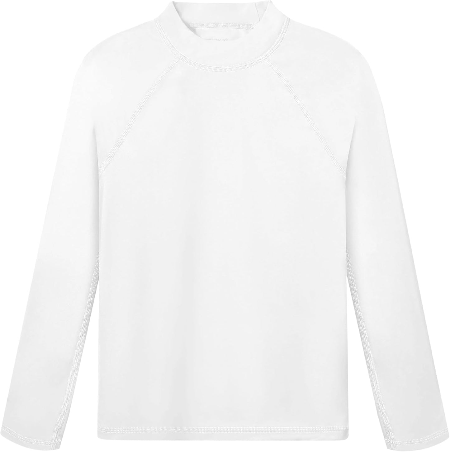 Roadbox Boys UPF 50+ Rash Guard, Swim Shirt Sun Protection Long Sleeve for Kids, Toddler Rashguard Athletic Surf Water Shirts