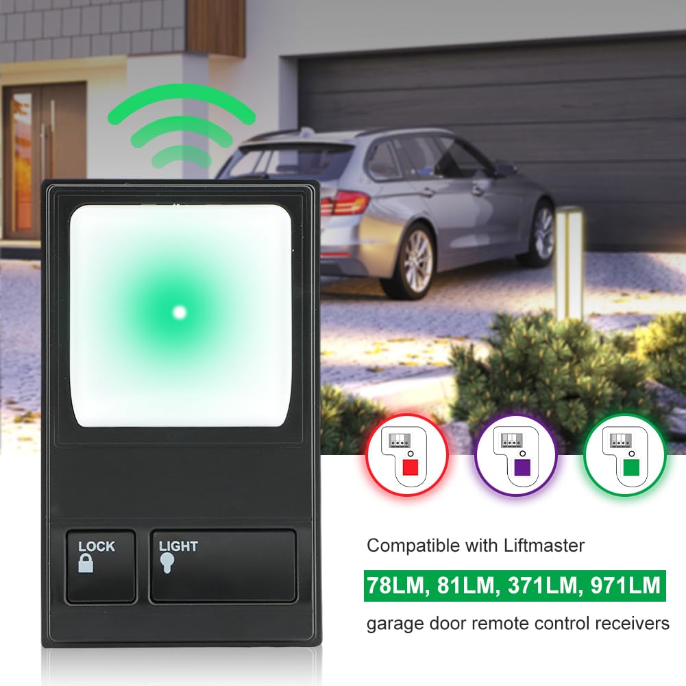 Upgrade Garage Door Opener, Wired Replacement Wall Keypad Button Compatible with Liftmaster 41A5273-1 78LM