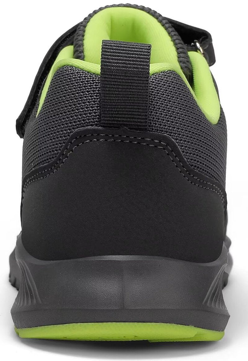 YOLARK Kids Sneakers for Boys Girls Running Tennis Shoes Non-Slip Hiking Walking Shoes Lightweight Breathable Sport Athletic（Grey Littler 13）