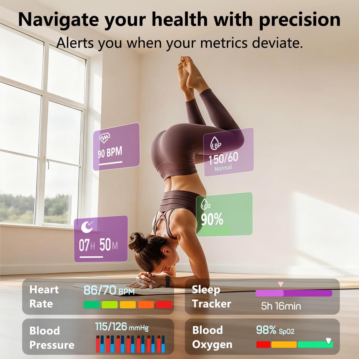 MorePro Smart Fitness Tracker - Advanced Health Monitoring Smartwatch | Sleek Design & Versatile Features