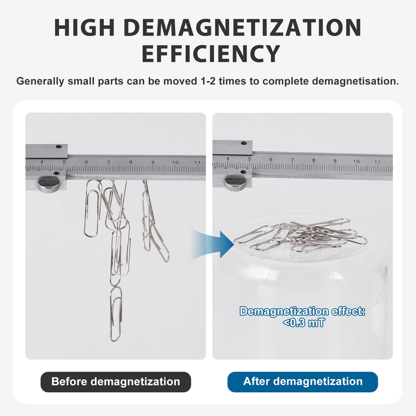 Epidioxi Plate Demagnetizer Tool Metal Demagnetizer 6.2” x 4.7” Degaussing Machine for Tool Dies Cutters (100, Watts)