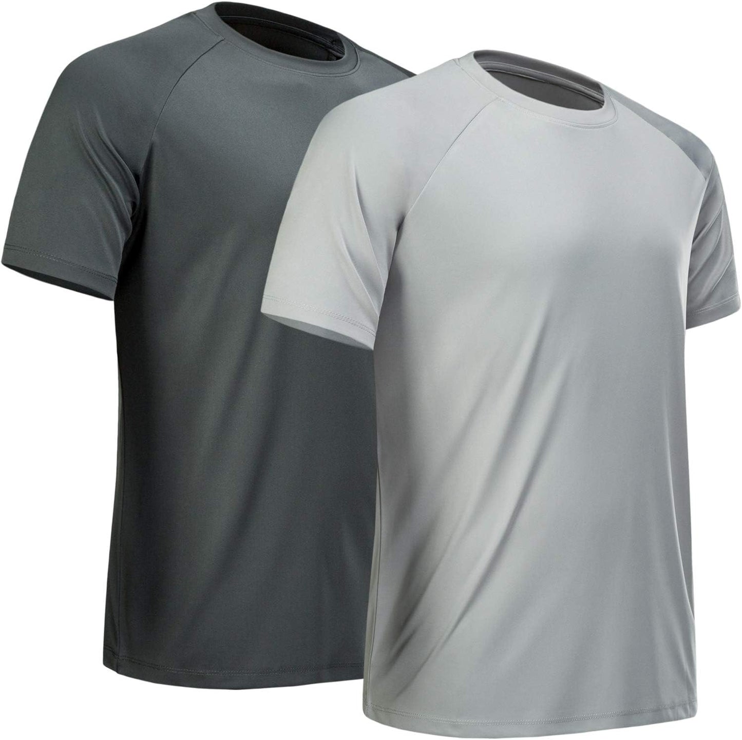 Skiennix Men's Athletic Workout Shirt - Quick Dry Short Sleeve Gym Tee | Moisture-Wicking Fabric