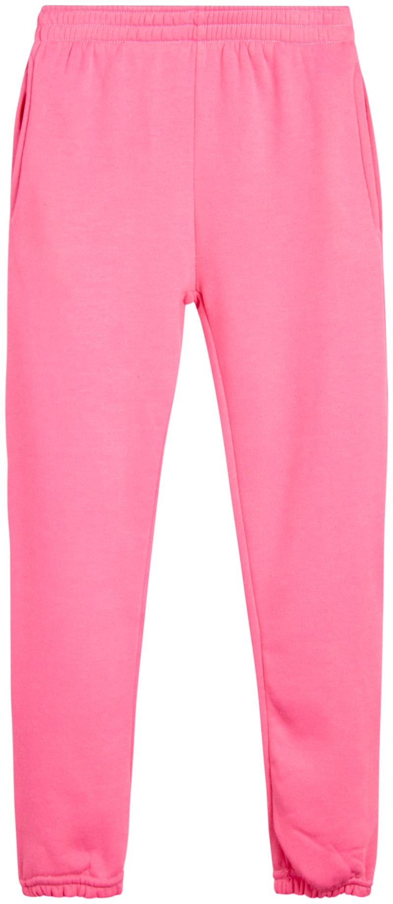 Real Love Girls Sweatpants - 4 Pack Basic Solid Active Soft Fleece Pull On Girls Joggers with Pockets (Sizes: 5-16), Size 5-6, Black/Pink/Coral/Heather Grey