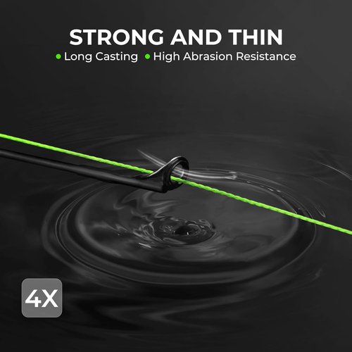 KastKing Superpower ColorShield Braided Fishing Line - Colorfast, Smooth & Strong | 100% UHMWPE Fiber, High Abrasion Resistance