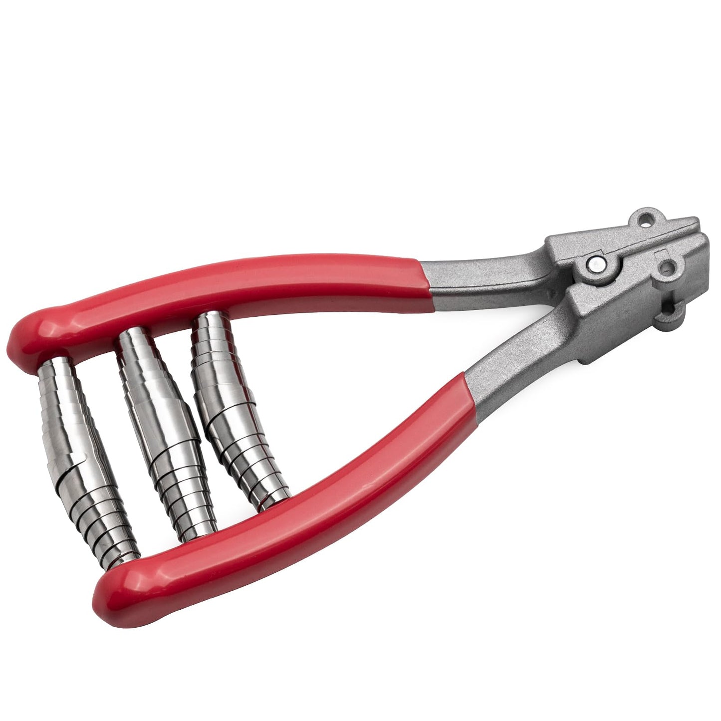 Stringing Starting Clamp 3-Spring for Tennis & Badminton Racket, Zinc Alloy Racquet Line Clamp with Thread Protection,Holding The Racquet Line for Threading Work,Essential Tool for Stringers
