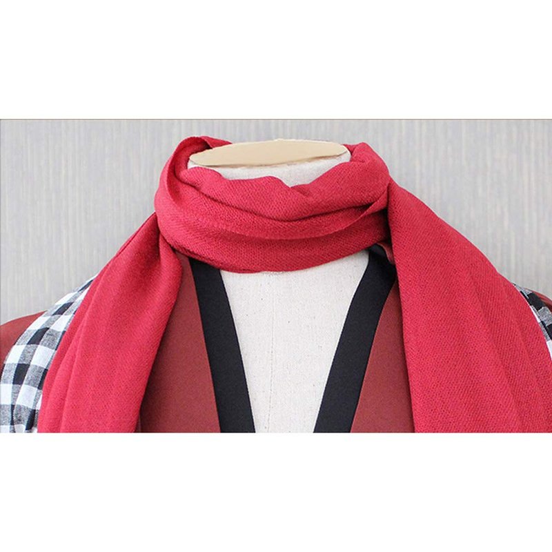 Japanese Hakama Pants Traditional Kimono Hakama Aikido Kendo Uniform Martial Arts Samurai Costume(11-red Top,Medium)