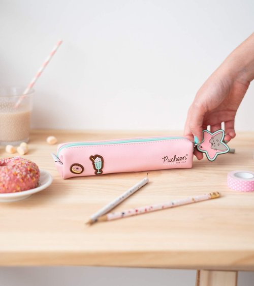 Grupo Erik Pusheen Pencil Case | Pink Pencil Case For Girls | Kawaii Stationary | Pusheen Gifts | Cartuchera Escolar