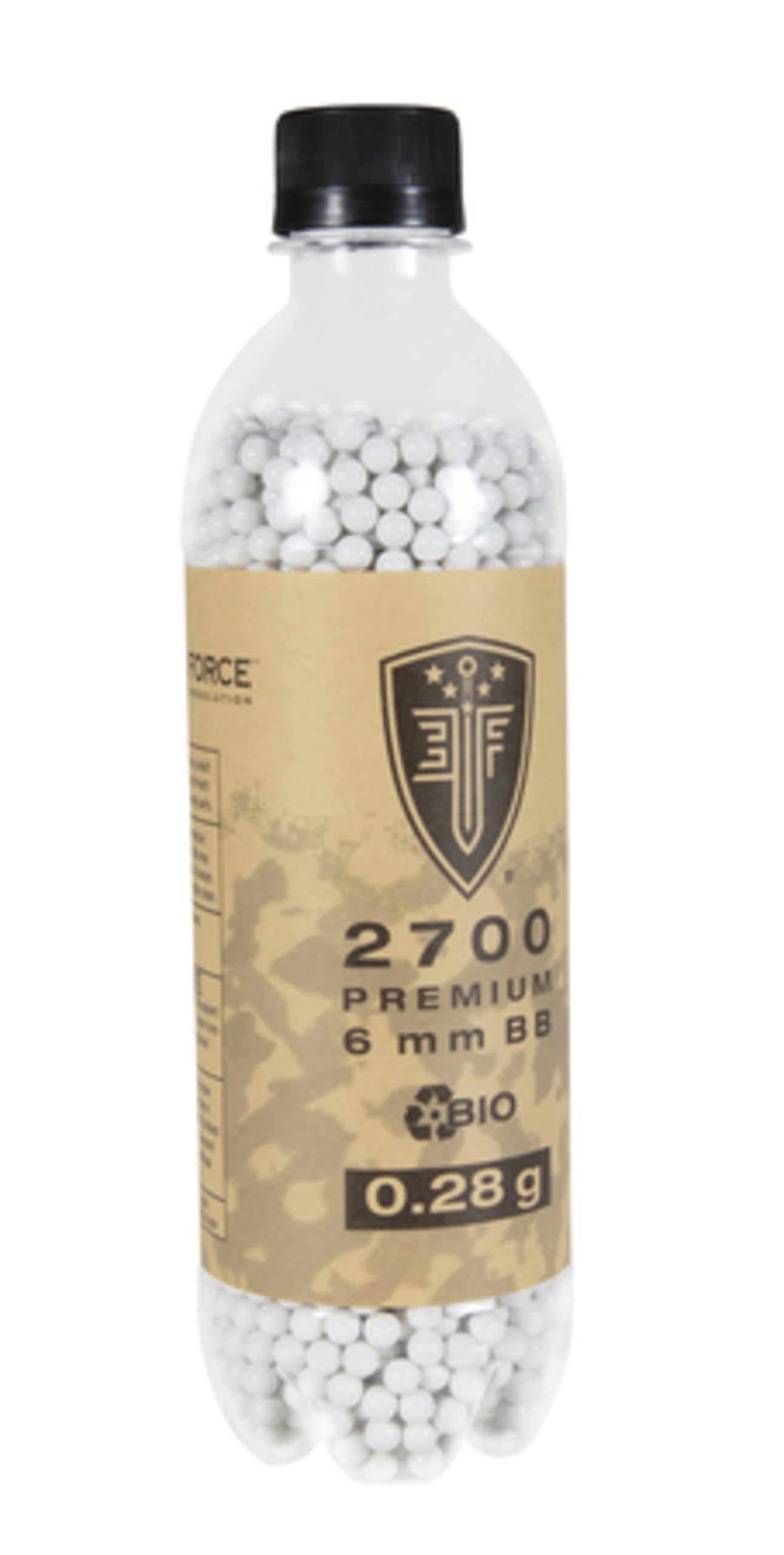 Elite Force Premium Biodegradable 6mm Airsoft BBS Ammo, .28 Gram, 2700 Count