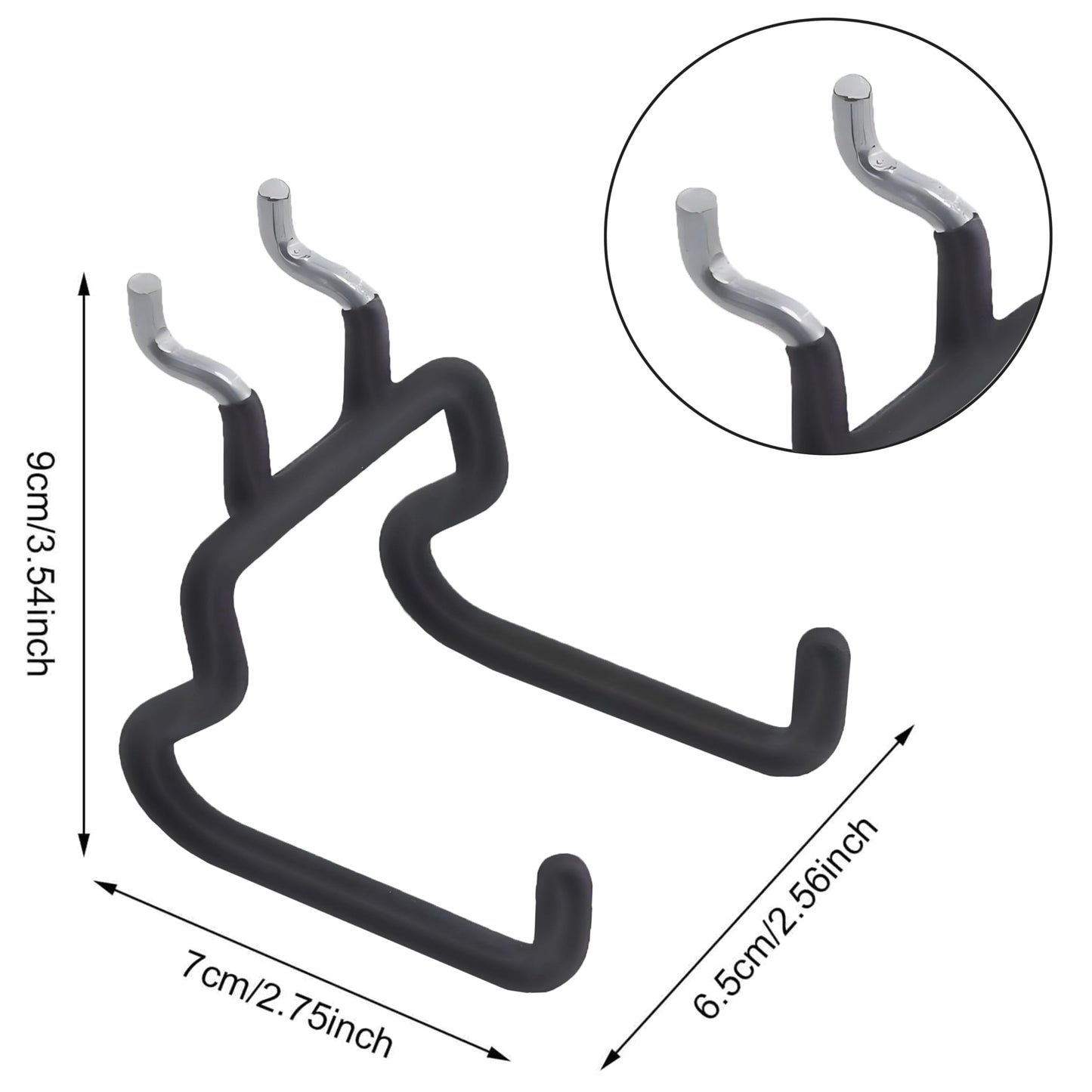 Nivithi 4 Heavy Duty Pegboard Hooks,Pegboard Drill Holder,and Peg Board Tool Hangers.Ideal peg Board Organizer Accessories for Tools and workspace,1“ Hole Pitch