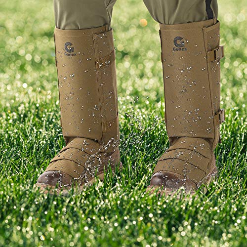 Snake Gaiters for Men & Women - Adjustable, Waterproof, 1000D Oxford