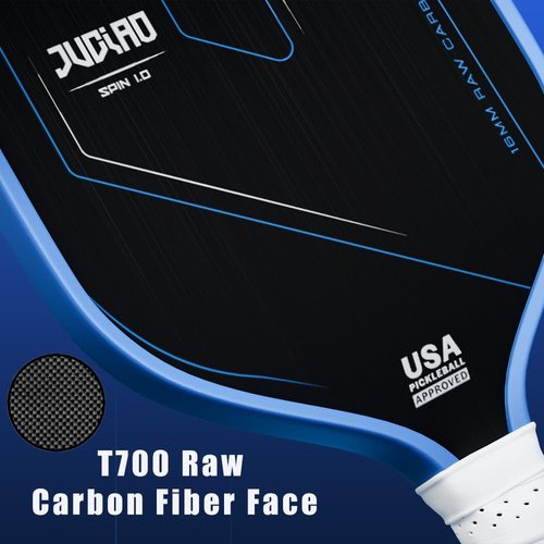JUCIAO Pickleball Paddles,Professional Thermoforming Pickleball Rackets,T700 Carbon Fiber Surface & Polymer with 16MM Honeycomb Core,USAPA Approved Pickle Ball Paddle for Beginner & Pro