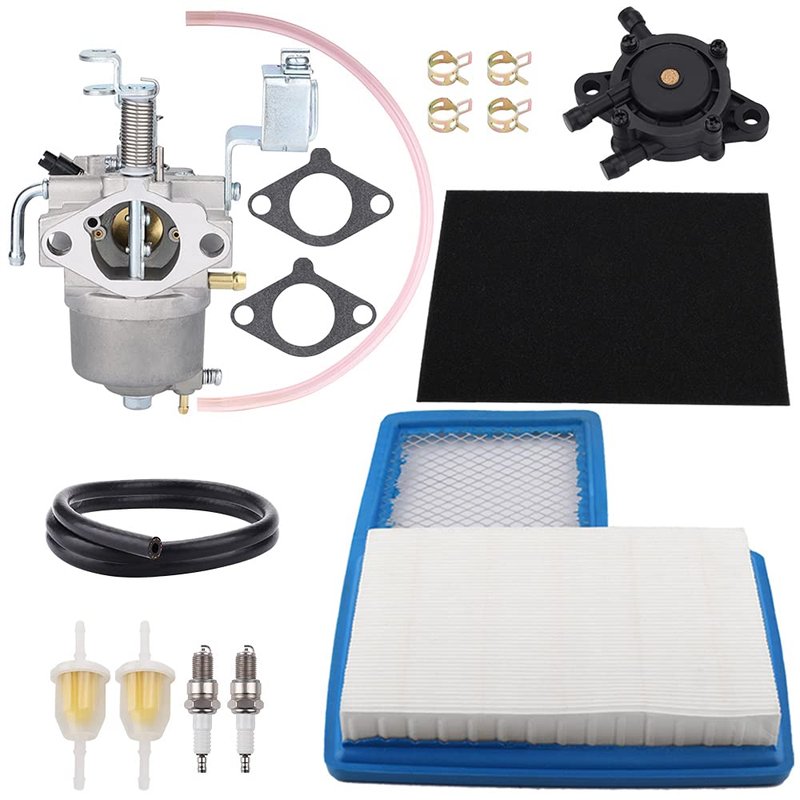 AloneGoer JN6-14101-14 Carburetor Fit for Yamaha G16 G17 G18 G19 G20 G21 1996-2002 4-Cycle Engine Golf Car Tune Up Kit Replace JN6-14101-15 JN6-13567-00 JN3-14101-00 with Air Filter