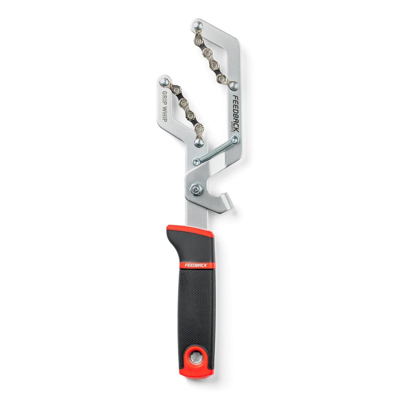 FEEDBACK SPORTS Grip Chain Whip Bike Cassette Removal Tool | Fits All 5-13 Speed Cogsets (SRAM, Shimano, Campagnolo) | for Bicycle Maintenance & Repair