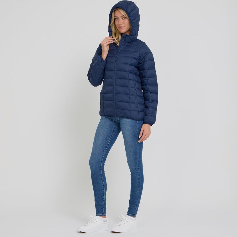 Spyder Packable Puffer Jacket Womens with Hood, Lightweight Full Zip Winter Quilted Womens Puffer Coat