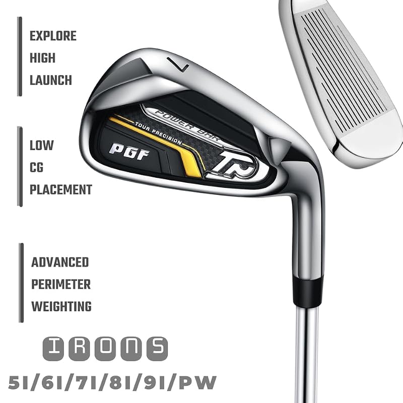 Complete 17-Piece Golf Club Set for Men Right Hand - Standard Length