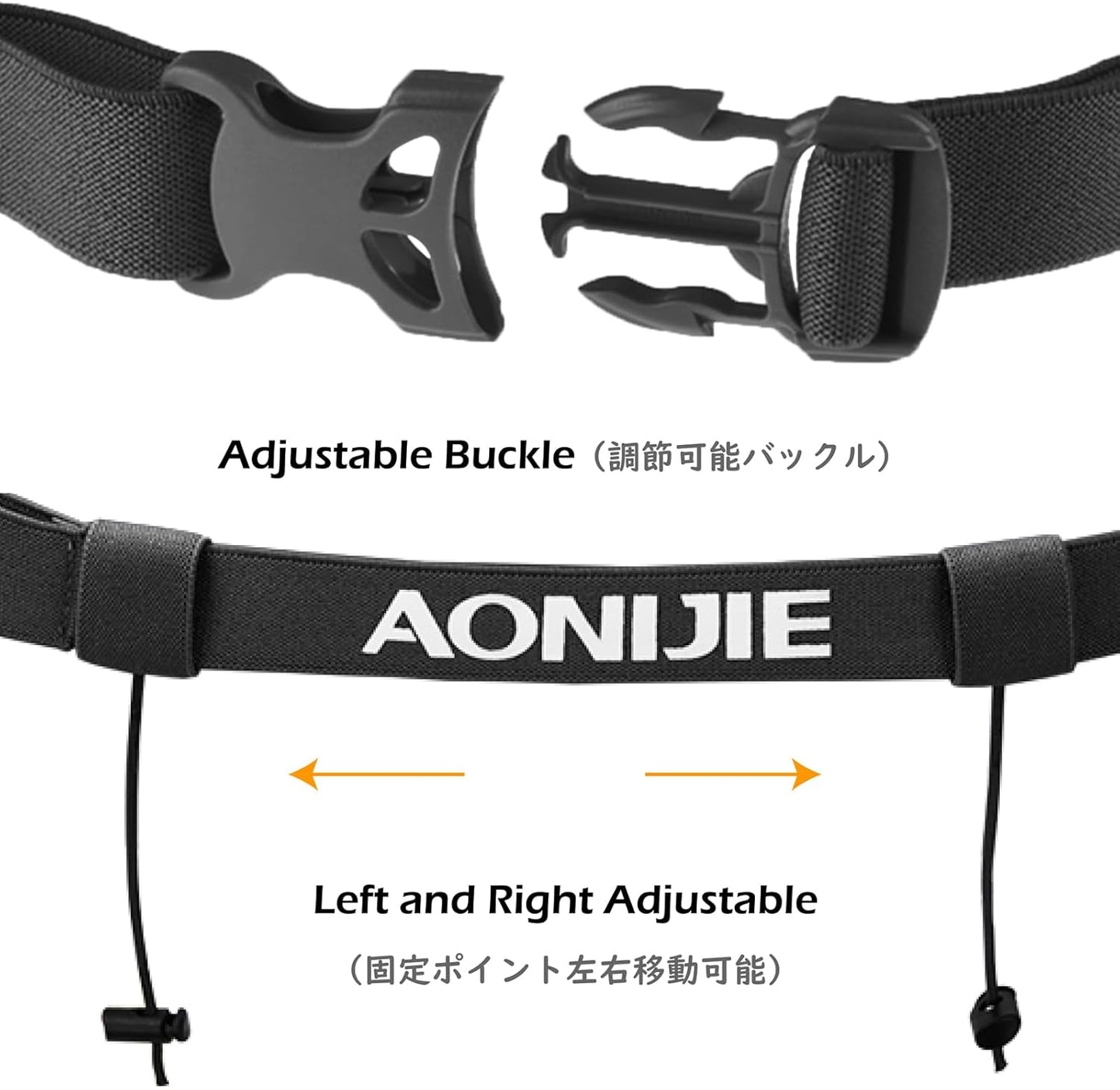 TRIWONDER Race Number Belt - 6 Gel Loops for Triathlon & Marathon | Grey - 2 Pack