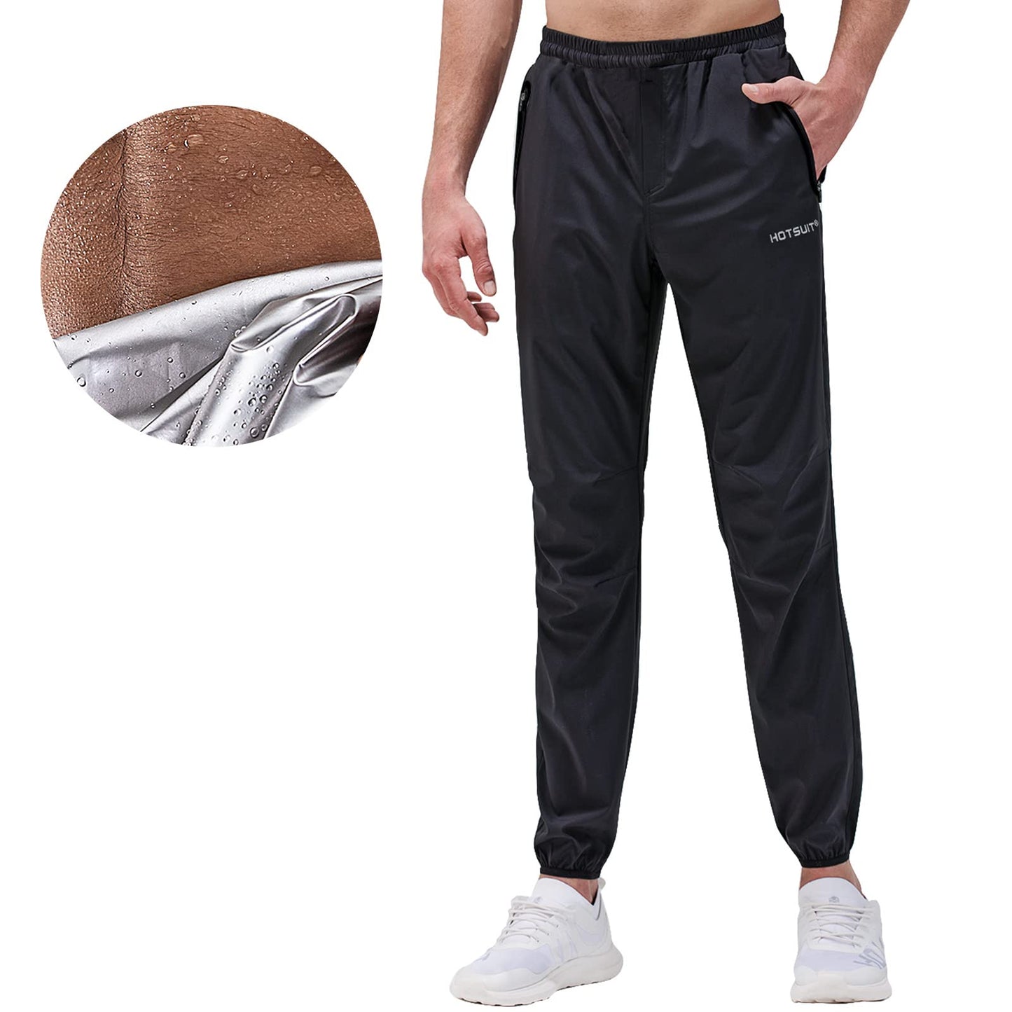 HOTSUIT Sauna Suit Men Anti Rip Boxing Sweat Suits Exercise Workout Jacket