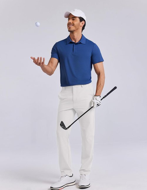 COOFANDY Men's Golf Pants - Lightweight Quick-Dry Trousers with 4 Pockets | Available in 30", 32", 34" Sizes