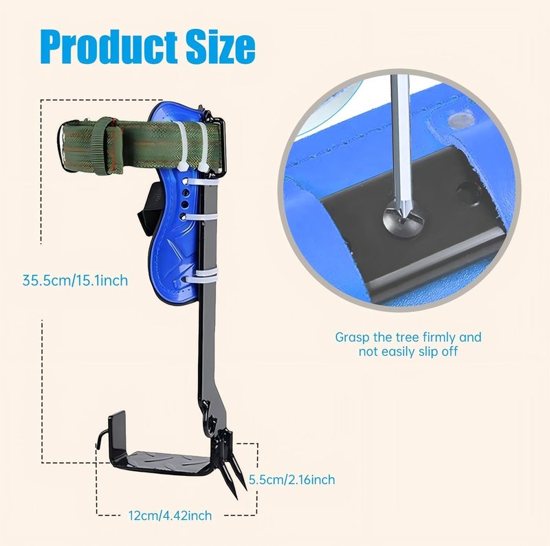 ruifengsheng Tree Climbing Gear,Tree Climbing Gear Arborist Tree Climbing Kit for Tree Work,Suitable for Felling and Picking
