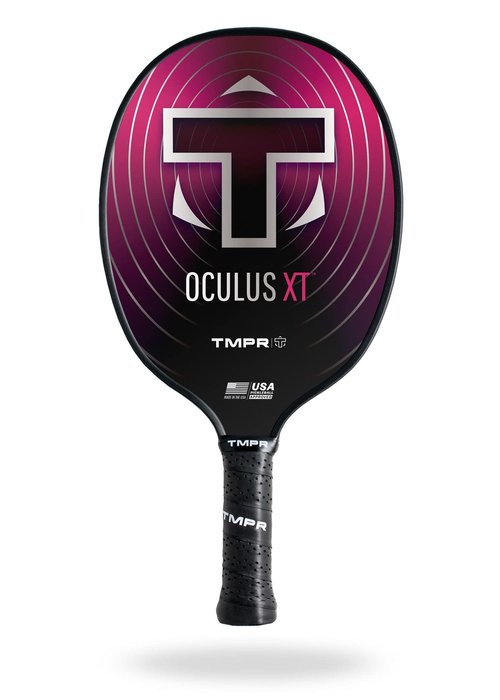 TMPR Sports Oculus XT - Pickleball Paddle, Pink, Medium Weight (7.5 - 7.6 oz)