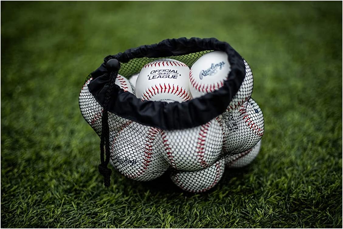 Rawlings Official League Practice Baseballs - Youth Size | Bag of 12 for Recreational Use