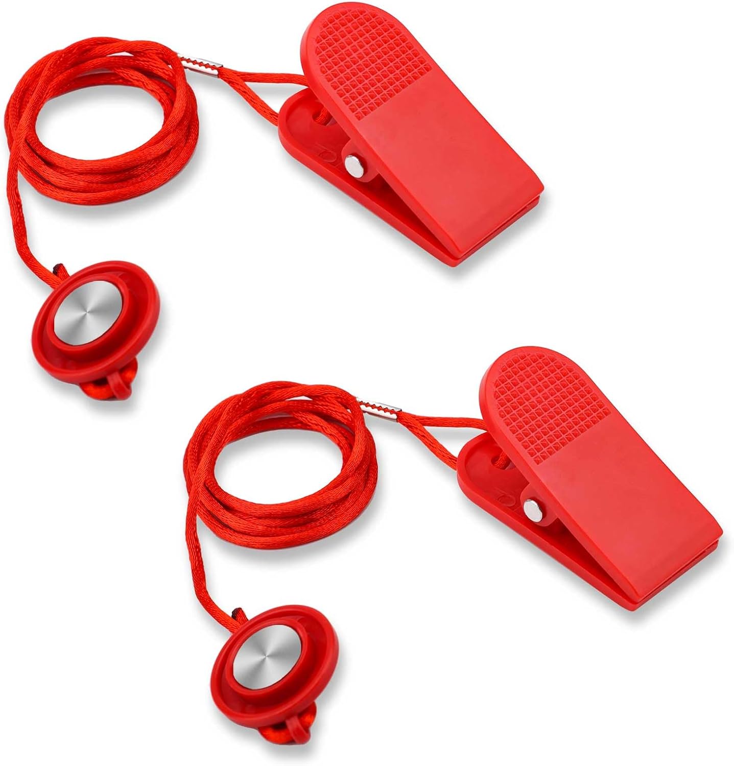 Skiennix Treadmill Safety Key - 2-Pack Universal Magnetic Emergency Stop Switch for Running Machines
