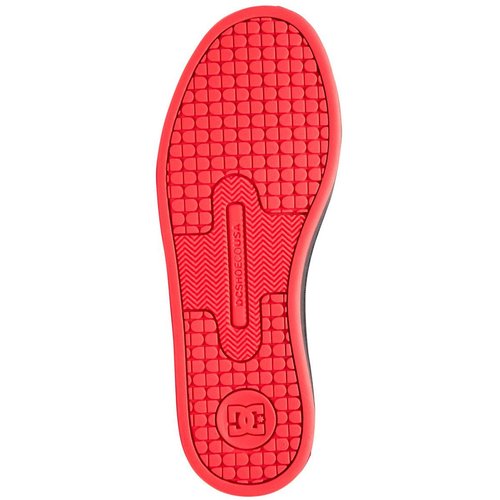 DC womens Court Graffik Low Top Casual Skate Shoe, Black/Hot Pink, 10.5 US