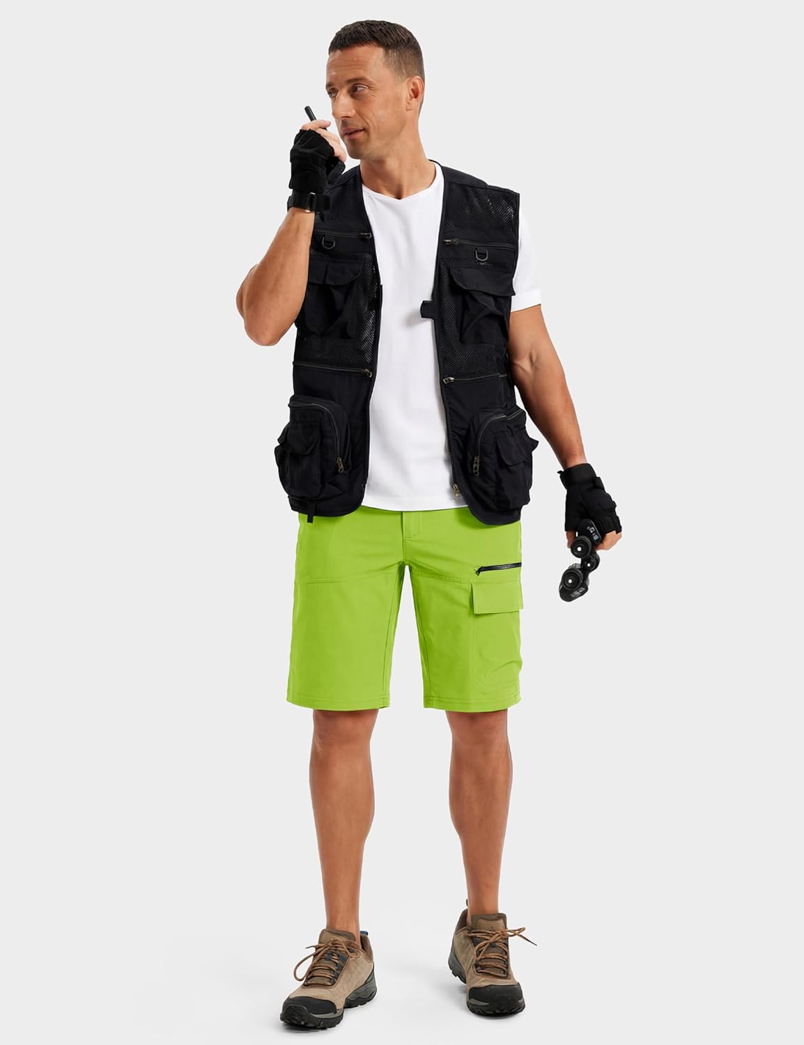 TACVASEN Men's Quick-Dry Cargo Shorts - Water-Resistant Casual Hiking & Golf Shorts | Lightweight & Comfortable