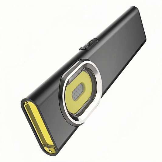 BoomFun Pocket EDC Flashlight, Ultra-Slim 8mm LED Flashlight Rechargeable, 600 Lumens, 8 Modes Mini Flashlight for Car, Home, Camping, Hiking, Night Work, Walking, Emergency