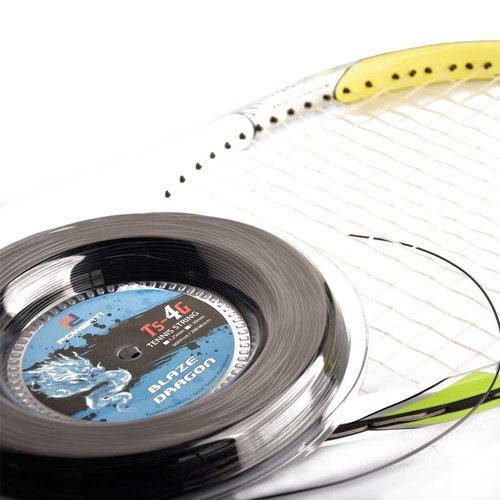 powerti Tennis String 660 Feet Or 200 Meters - Polymer 17 Gauge String-Durable, Intense Spin, Extreme Power, Feel, and Control, Black Colour
