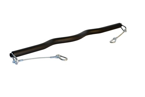 GR8FLEX EZ Curl Bar - Heavy Weight Training Accessory Designed To Fit on Total Trainer, Bowflex, and Home Fitness Gym Equipments with Cable Systems